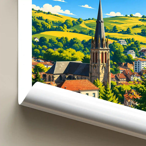 Affiche - Aurillac - Abbatiale Saint-Géraud