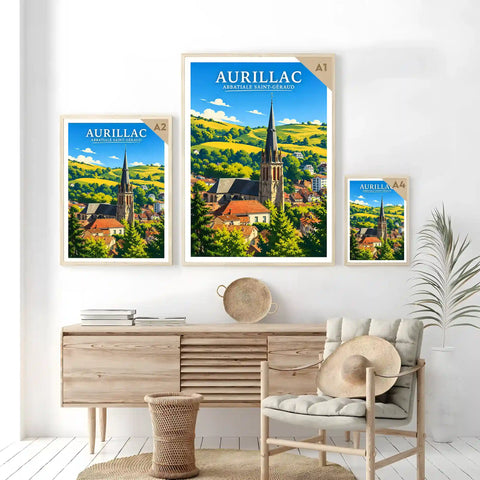 Affiche - Aurillac - Abbatiale Saint-Géraud