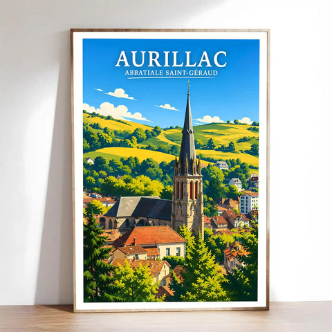 Affiche - Aurillac - Abbatiale Saint-Géraud