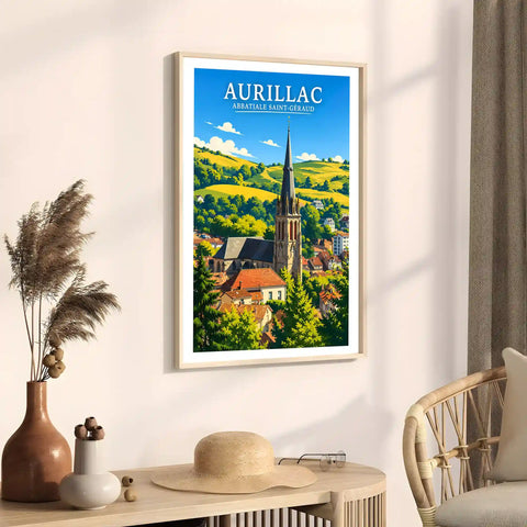 Affiche - Aurillac - Abbatiale Saint-Géraud