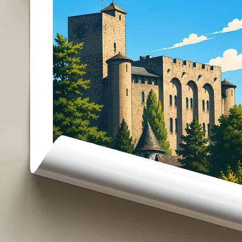 Affiche - Aurillac - Château Saint-Étienne