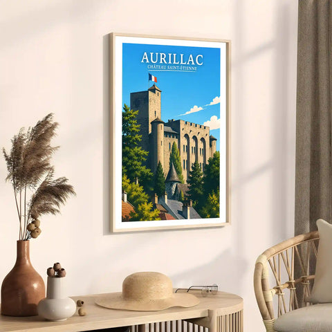 Affiche - Aurillac - Château Saint-Étienne
