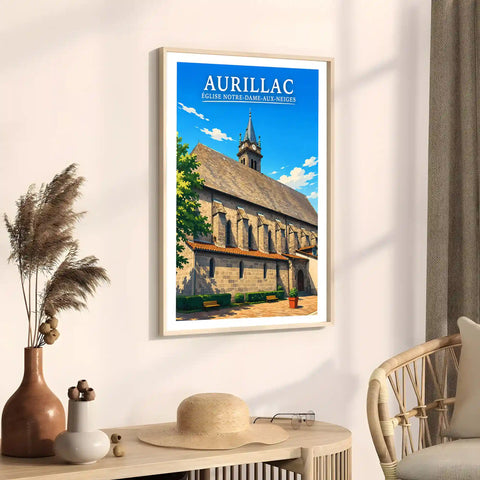 Affiche - Aurillac - Église Notre-Dame-aux-Neiges