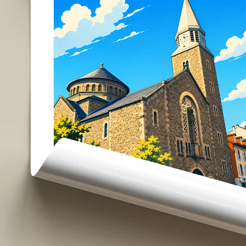 Affiche - Aurillac - Église du Sacré-Coeur