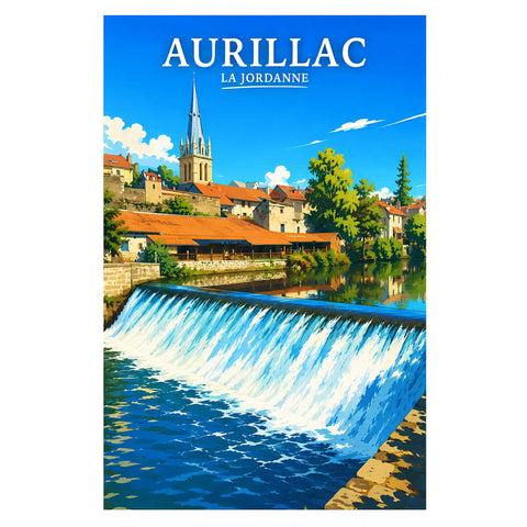 Affiche - Aurillac - La Jordanne