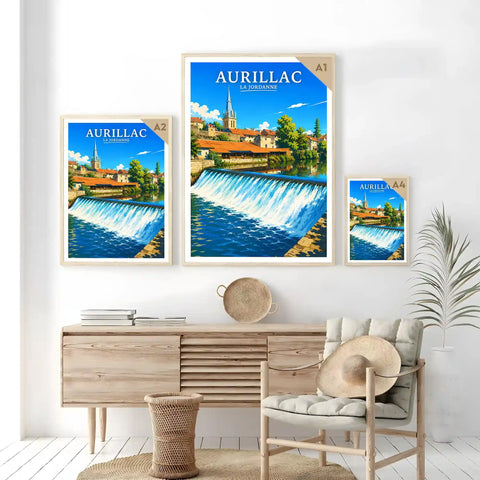Affiche - Aurillac - La Jordanne