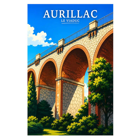 Affiche - Aurillac - Le Viaduc