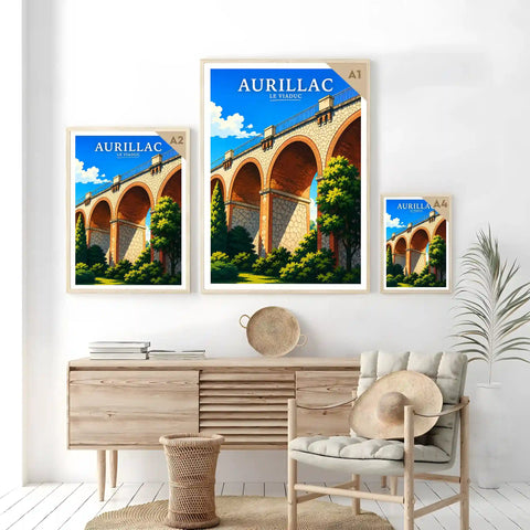 Affiche - Aurillac - Le Viaduc