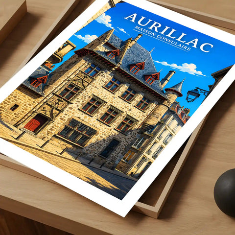 Affiche - Aurillac - Maison Consulaire