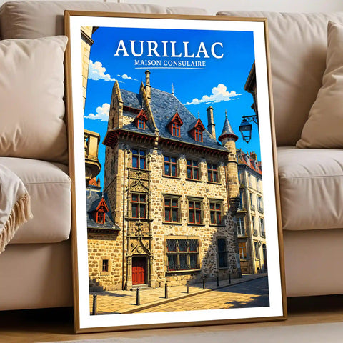 Affiche - Aurillac - Maison Consulaire