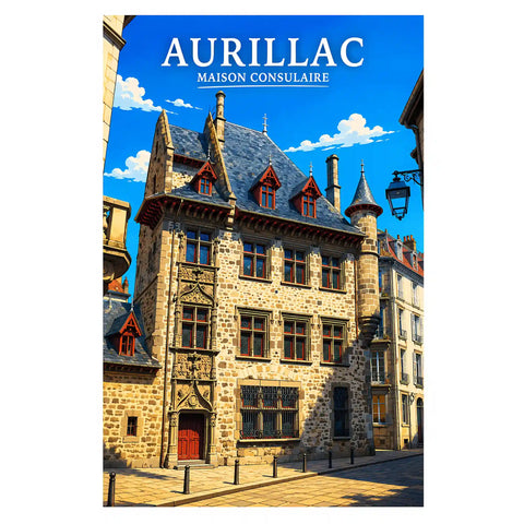 Affiche - Aurillac - Maison Consulaire