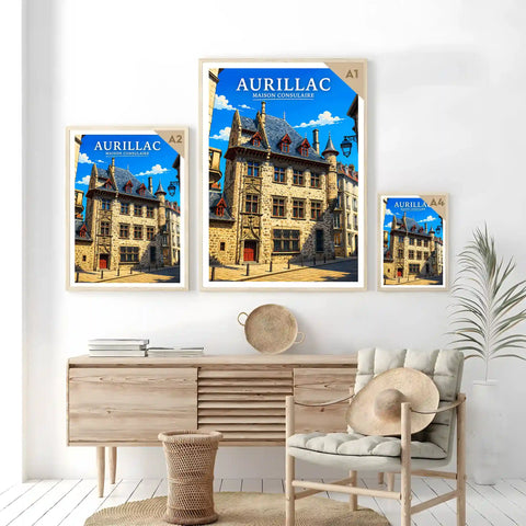Affiche - Aurillac - Maison Consulaire