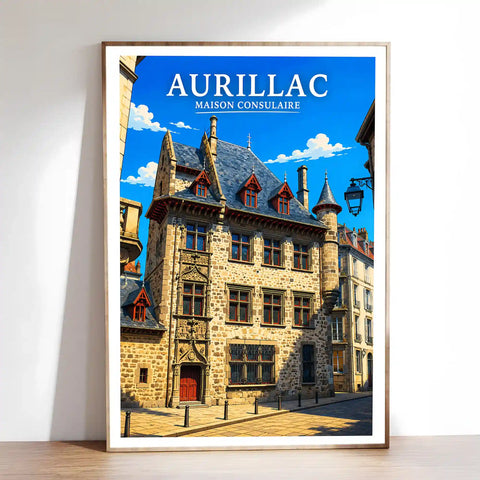 Affiche - Aurillac - Maison Consulaire