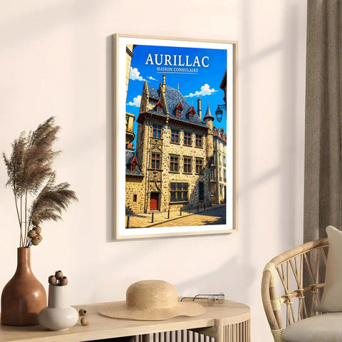 Affiche - Aurillac - Maison Consulaire