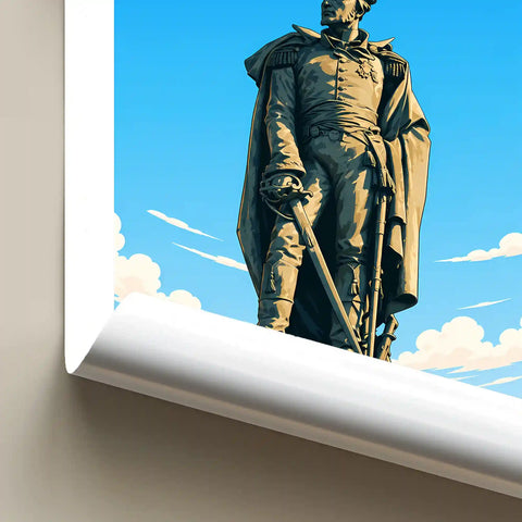 Affiche - Aurillac - Monument au Général Delzons