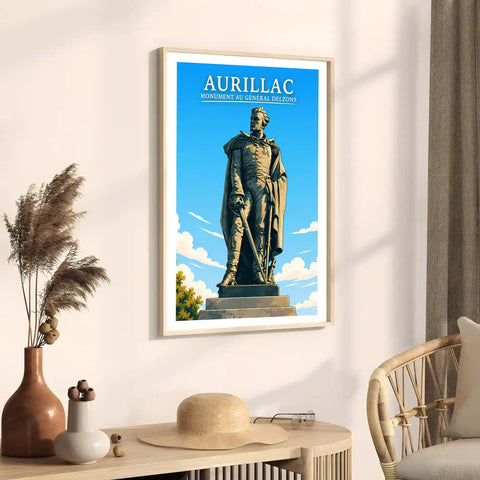 Affiche - Aurillac - Monument au Général Delzons
