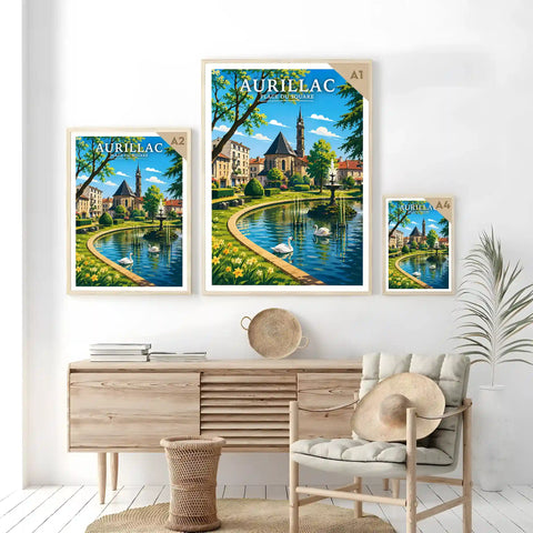 Affiche - Aurillac - Place du Square