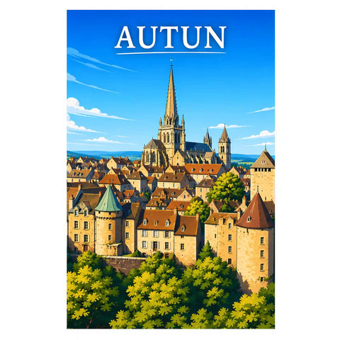 Affiche - Autun