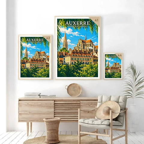 Affiche - Auxerre - Abbaye Saint-Germain