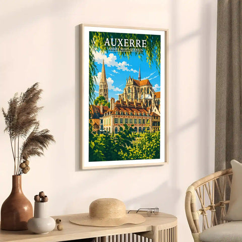 Affiche - Auxerre - Abbaye Saint-Germain