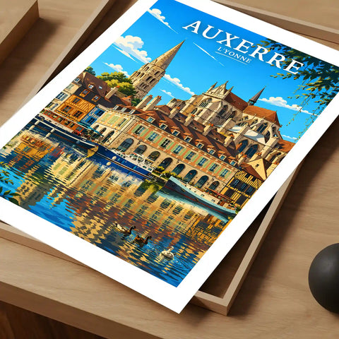 Affiche - Auxerre - L'Yonne
