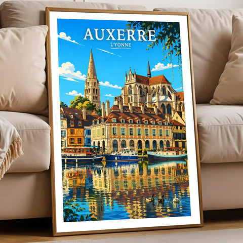 Affiche - Auxerre - L'Yonne
