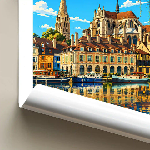 Affiche - Auxerre - L'Yonne