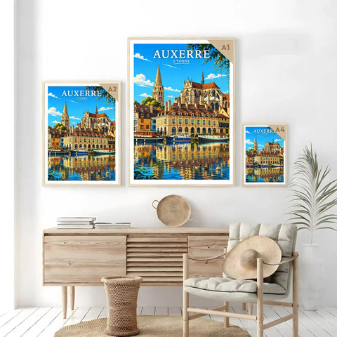 Affiche - Auxerre - L'Yonne