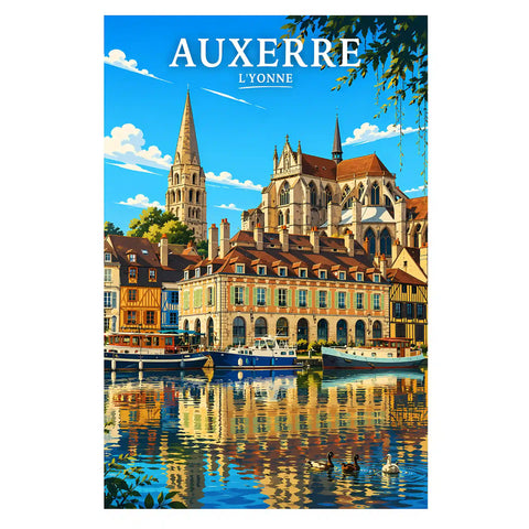 Affiche - Auxerre - L'Yonne