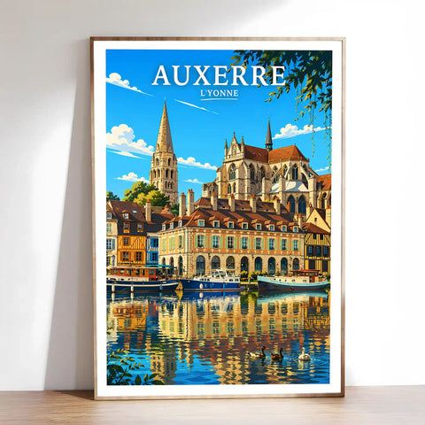 Affiche - Auxerre - L'Yonne