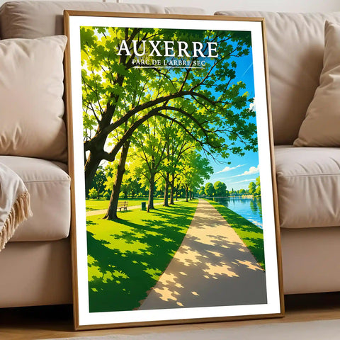 Affiche - Auxerre - Parc de l'Arbre Sec