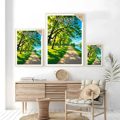 Affiche - Auxerre - Parc de l'Arbre Sec