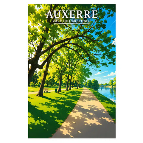 Affiche - Auxerre - Parc de l'Arbre Sec