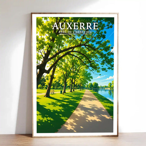 Affiche - Auxerre - Parc de l'Arbre Sec