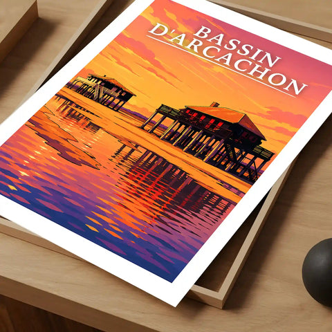 Affiche - Bassin d'Arcachon