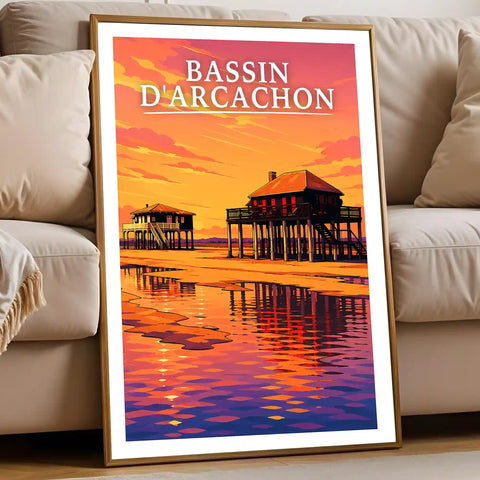 Affiche - Bassin d'Arcachon
