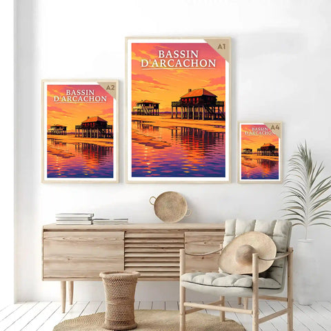 Affiche - Bassin d'Arcachon