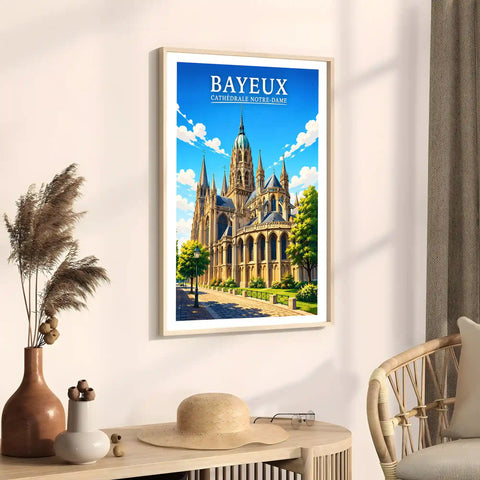 Affiche - Bayeux - Cathédrale Notre-Dame