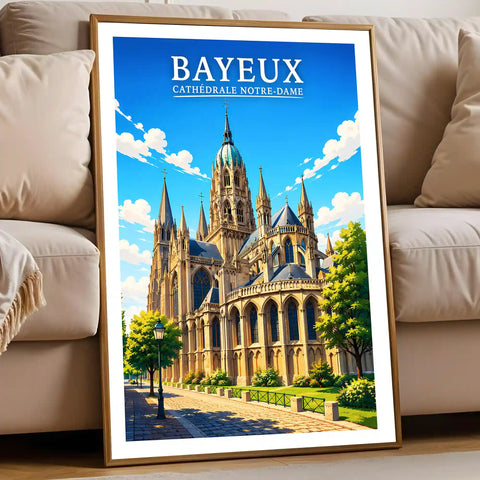 Affiche - Bayeux - Cathédrale Notre-Dame
