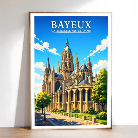 Affiche - Bayeux - Cathédrale Notre-Dame