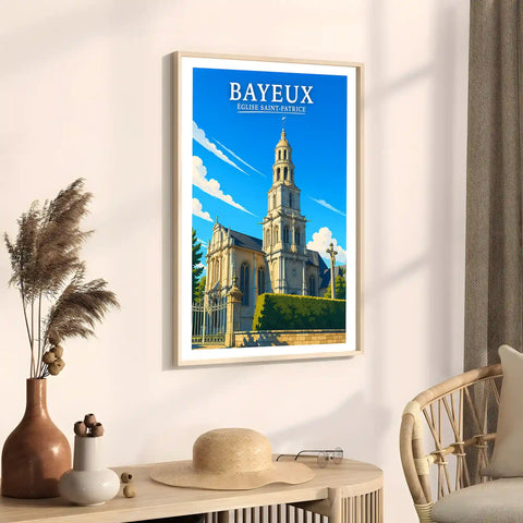 Affiche - Bayeux - Église Saint-Patrice