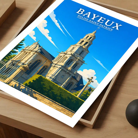 Affiche - Bayeux - Église Saint-Patrice