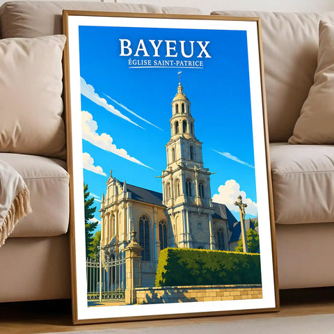 Affiche - Bayeux - Église Saint-Patrice