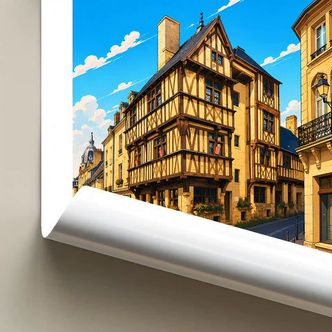 Affiche - Bayeux - Le Vieux Bayeux