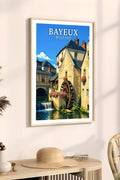 Affiche - Bayeux - Moulin à eau - affiche bayeux