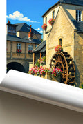 Affiche - Bayeux - Moulin à eau - affiche bayeux
