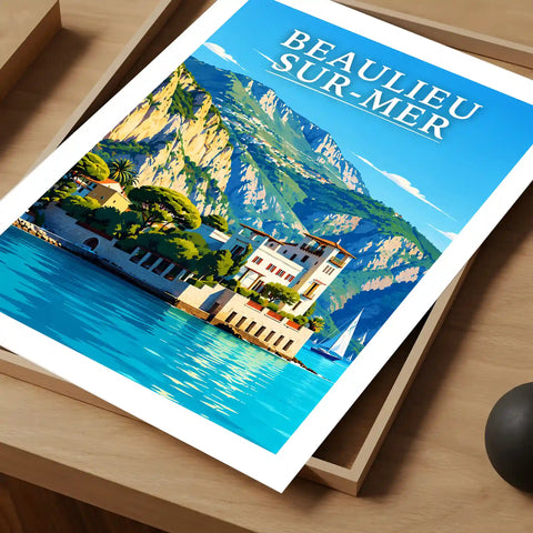 Affiche - Beaulieu-sur-Mer