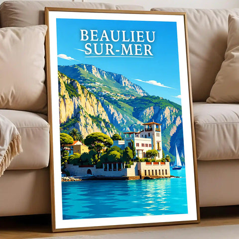 Affiche - Beaulieu-sur-Mer
