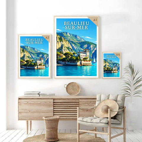 Affiche - Beaulieu-sur-Mer
