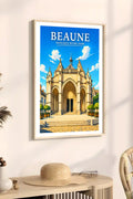 Affiche Beaune Basilique Notre-Dame